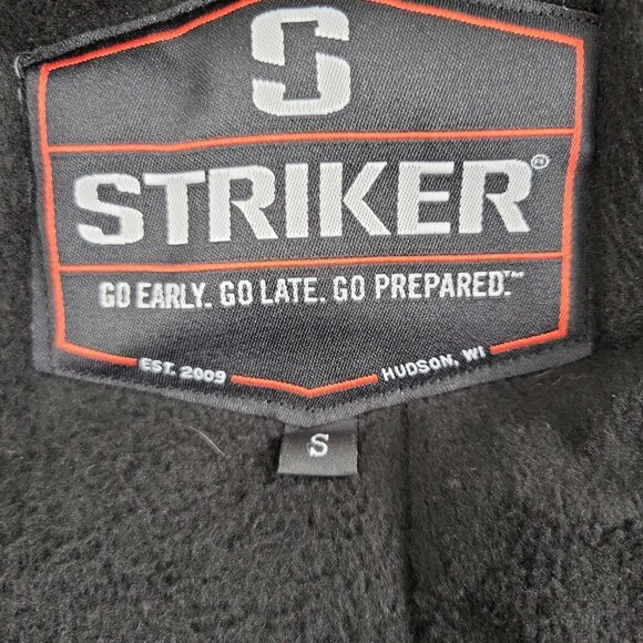 Striker ICE Men's Hardwater Gray/Black Jacket in Small With Sureflote Flotation - Picture 13 of 15